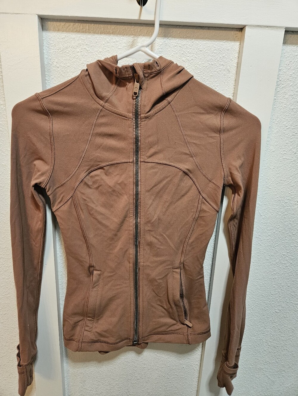 lululemon athletica Hooded Zip Jacket - Mauve Pink